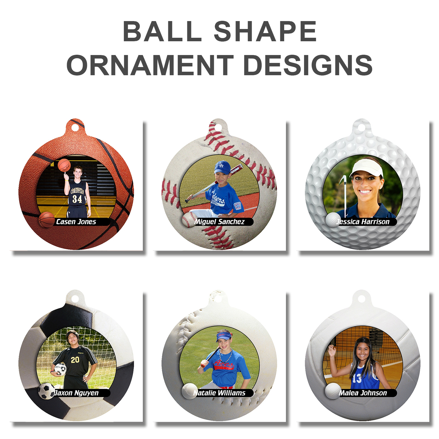 BALL SHAPE METAL ORNAMENTS
