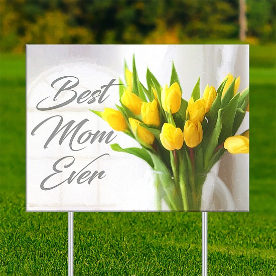 18x24 - MOTHER'S DAY Yellow Tulips