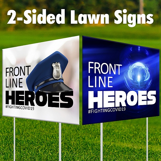 18x24 - FRONT LINE HEROES Police 2