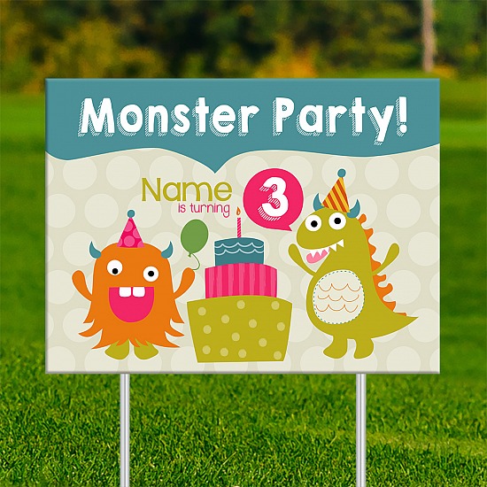 18x24 - BIRTHDAY Monster 002