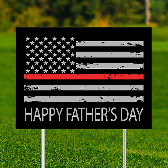 18x24 - FATHER'S DAY Thin Red Line 001