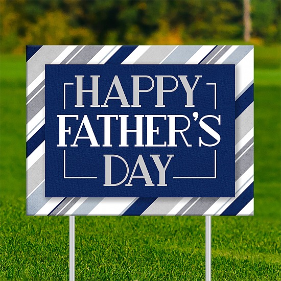 18x24 - FATHER'S DAY Stripes 001