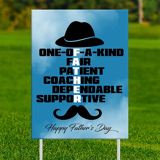 24x18 - FATHER'S DAY Father Word Tree