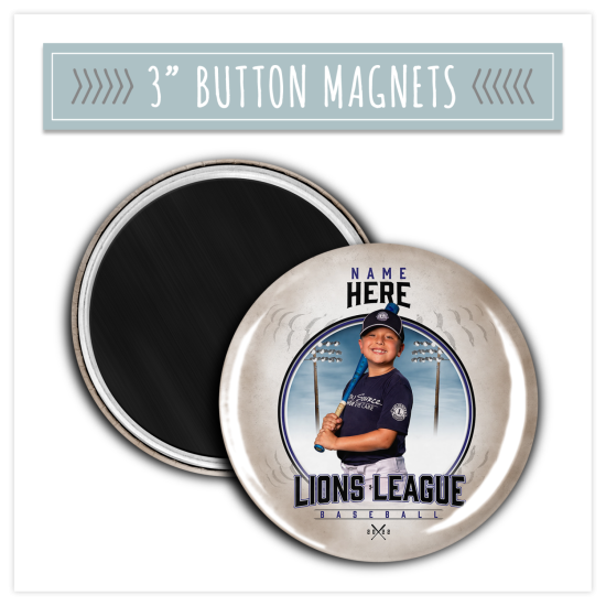 3in BUTTON MAGNETS