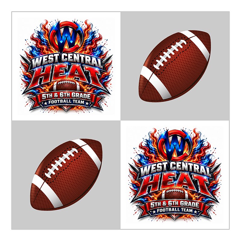 September 22, 2026:  ARE YOU READY?  West Central Heat 5th & 6th-Grade Football Team